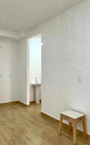 Studio para alugar com 28m², 1 quarto e sem vaga Studio para alugar com 28m², 1 quarto e sem vagaSala