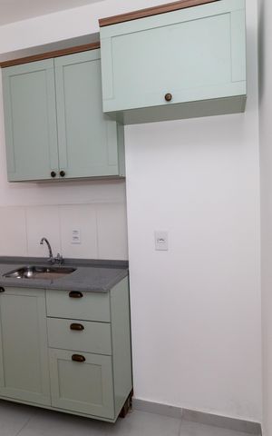 Apartamento à venda com 26m², 1 quarto e sem vaga Apartamento à venda com 26m², 1 quarto e sem vagaSala/Cozinha