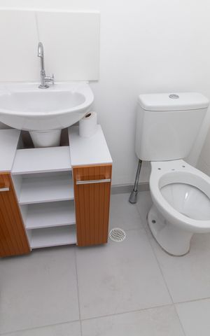 Apartamento à venda com 26m², 1 quarto e sem vaga Apartamento à venda com 26m², 1 quarto e sem vagaBanheiro Social