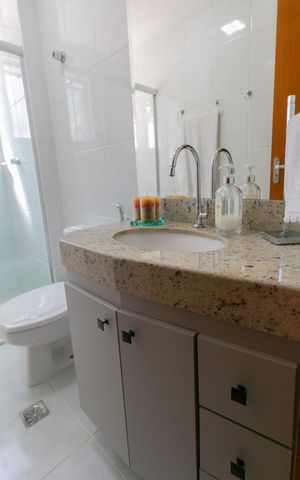 Apartamento à venda com 110m², 2 quartos e 2 vagas Apartamento à venda com 110m², 2 quartos e 2 vagasBanheiro Social