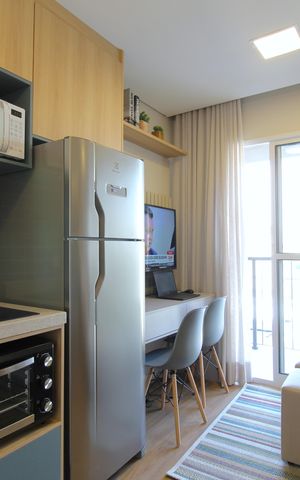 Studio para alugar com 24m², 1 quarto e sem vagaSala/Cozinha