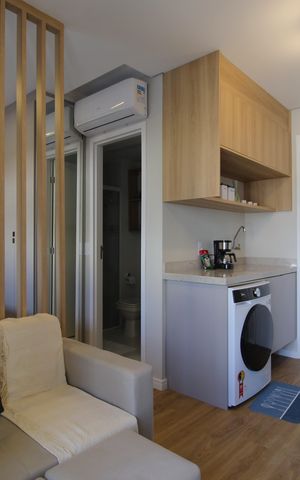 Studio para alugar com 24m², 1 quarto e sem vagaSala/Cozinha