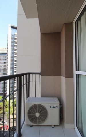 Studio para alugar com 24m², 1 quarto e sem vagaVaranda