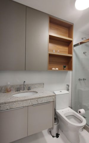Apartamento à venda com 116m², 3 quartos e 2 vagasBanheiro Social