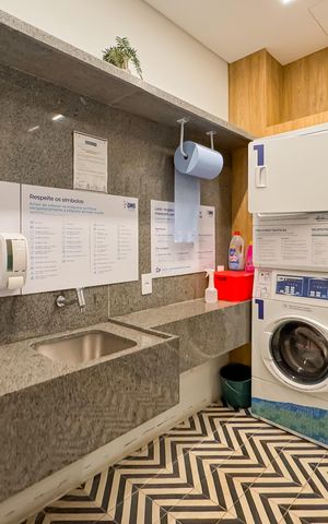 Apartamento à venda com 25m², 1 quarto e sem vaga Apartamento à venda com 25m², 1 quarto e sem vagaLavanderia