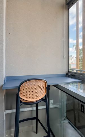 Apartamento à venda com 25m², 1 quarto e sem vaga Apartamento à venda com 25m², 1 quarto e sem vagaVaranda
