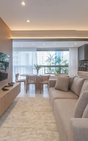 Apartamento para alugar com 81m², 2 quartos e 1 vagaSala