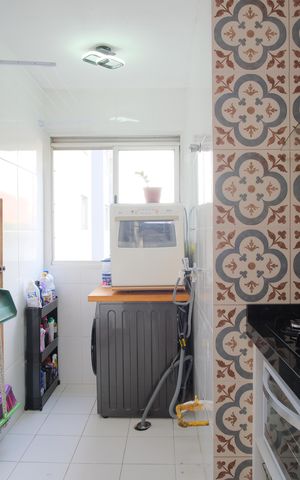 Apartamento à venda com 47m², 2 quartos e 1 vagaCozinha e Área de Serviço