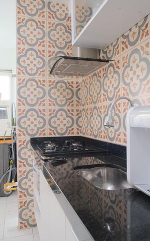Apartamento à venda com 47m², 2 quartos e 1 vagaCozinha e Área de Serviço