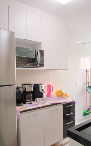 Apartamento à venda com 47m², 2 quartos e 1 vagaCozinha e Área de Serviço