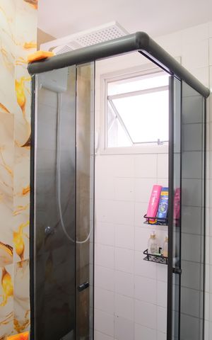 Apartamento à venda com 47m², 2 quartos e 1 vagaBanheiro Social
