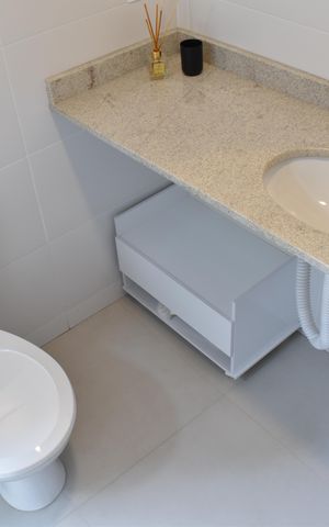 Studio à venda com 27m², 1 quarto e sem vagaBanheiro do Studio