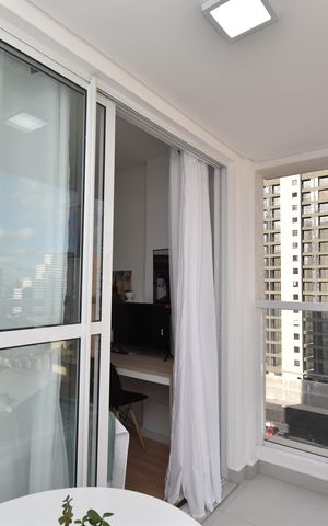 Studio à venda com 27m², 1 quarto e sem vagaVaranda do Studio