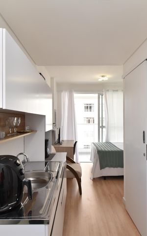 Studio à venda com 27m², 1 quarto e sem vagaStudio