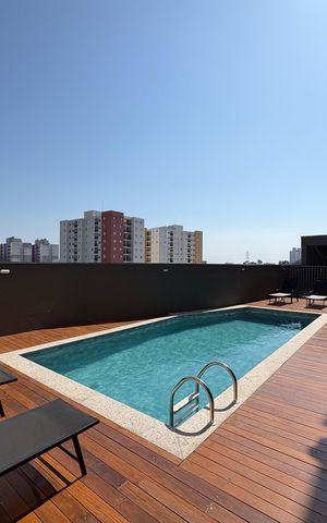 Apartamento à venda com 40m², 2 quartos e 1 vaga Apartamento à venda com 40m², 2 quartos e 1 vagaÁrea comum - Piscina