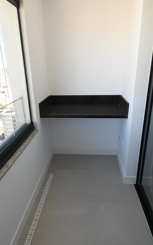 Studio à venda com 48m², 1 quarto e 1 vagaQuarto - Sacada