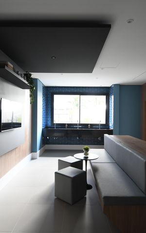 Studio à venda com 48m², 1 quarto e 1 vagaLavanderia