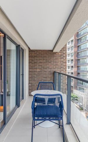 Apartamento à venda com 41m², 1 quarto e sem vagaVaranda