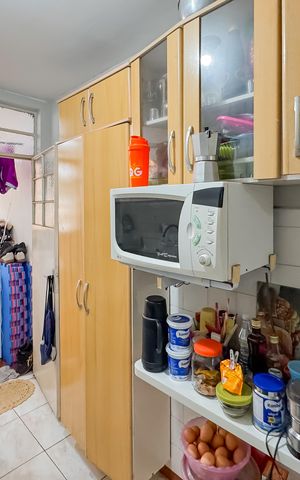 Apartamento à venda com 55m², 1 quarto e sem vaga Apartamento à venda com 55m², 1 quarto e sem vagaCozinha