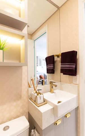 Apartamento à venda com 72m², 3 quartos e 1 vaga Apartamento à venda com 72m², 3 quartos e 1 vagaLavabo