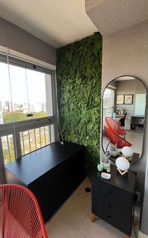 Apartamento à venda com 37m², 1 quarto e sem vaga Apartamento à venda com 37m², 1 quarto e sem vagaVaranda