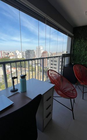 Apartamento à venda com 37m², 1 quarto e sem vaga Apartamento à venda com 37m², 1 quarto e sem vagaVaranda