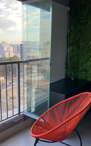Apartamento à venda com 37m², 1 quarto e sem vaga Apartamento à venda com 37m², 1 quarto e sem vagaVaranda