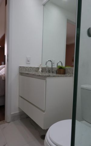 Studio para alugar com 23m², 1 quarto e sem vagaBanheiro
