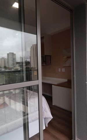 Studio para alugar com 23m², 1 quarto e sem vagaVaranda