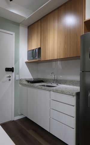 Studio para alugar com 23m², 1 quarto e sem vagaCozinha