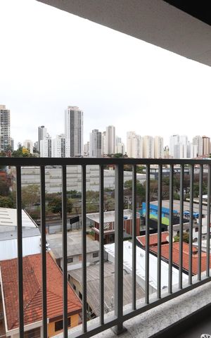 Studio para alugar com 23m², 1 quarto e sem vagaVaranda