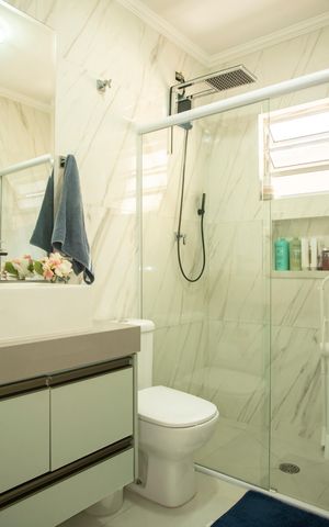 Casa à venda com 155m², 3 quartos e 2 vagasBanheiro da Suíte 1