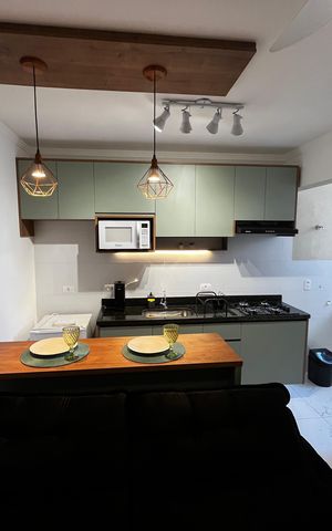 Studio à venda com 29m², 1 quarto e sem vagaSala/Cozinha