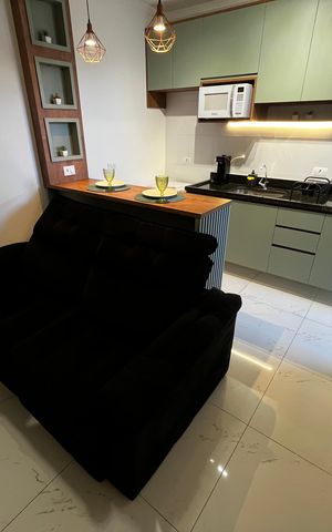 Studio à venda com 29m², 1 quarto e sem vagaSala/Cozinha