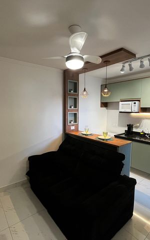Studio à venda com 29m², 1 quarto e sem vagaSala/Cozinha