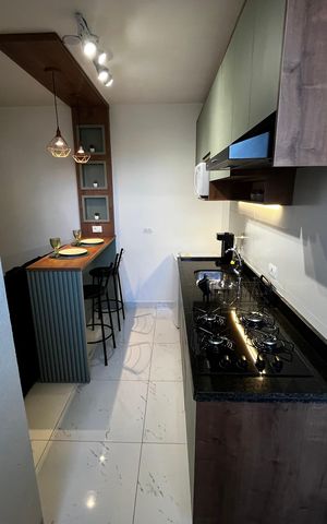 Studio à venda com 29m², 1 quarto e sem vagaCozinha