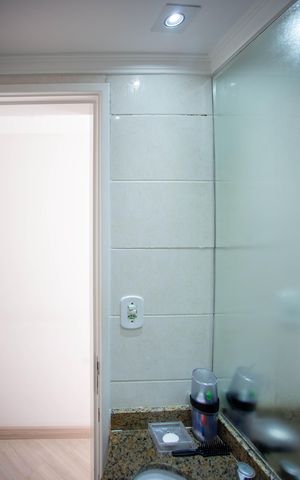 Apartamento à venda com 69m², 3 quartos e 2 vagasBanheiro Social
