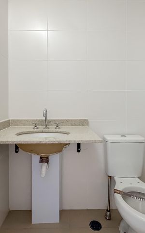 Studio à venda com 25m², 1 quarto e sem vaga Studio à venda com 25m², 1 quarto e sem vagaBanheiro