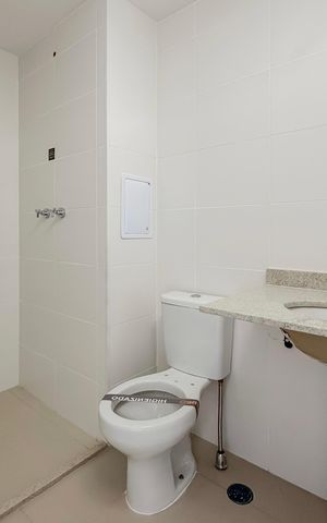 Studio à venda com 25m², 1 quarto e sem vaga Studio à venda com 25m², 1 quarto e sem vagaBanheiro