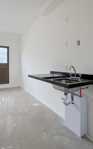 Studio à venda com 25m², 1 quarto e sem vaga Studio à venda com 25m², 1 quarto e sem vagaCozinha