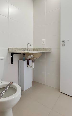 Studio à venda com 25m², 1 quarto e sem vaga Studio à venda com 25m², 1 quarto e sem vagaBanheiro