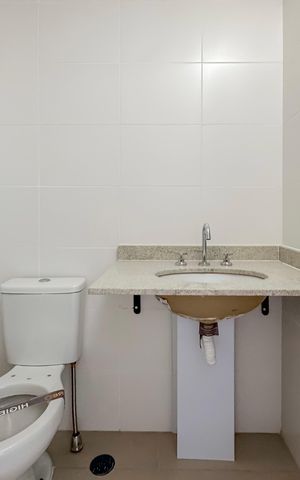 Studio à venda com 25m², 1 quarto e sem vaga Studio à venda com 25m², 1 quarto e sem vagaBanheiro