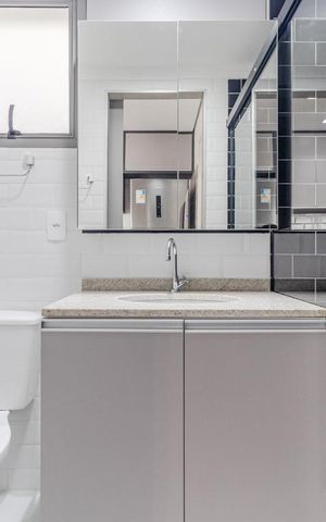 Studio à venda com 44m², 1 quarto e sem vagaBanheiro Social