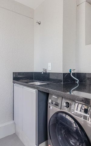 Studio à venda com 44m², 1 quarto e sem vagaVaranda