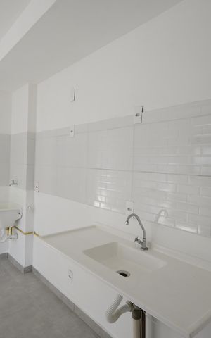 Apartamento à venda com 33m², 2 quartos e sem vagaCozinha e Área de Serviço