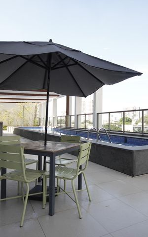 Studio à venda com 28m², 1 quarto e sem vagaÁrea comum
