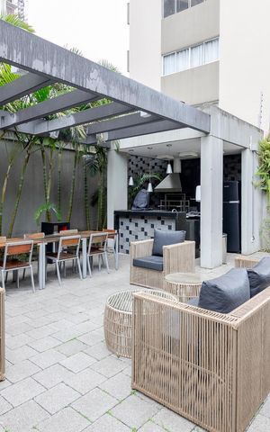 Apartamento à venda com 37m², 1 quarto e 1 vaga Apartamento à venda com 37m², 1 quarto e 1 vagaÁrea comum - Churrasqueira