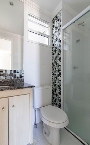 Apartamento à venda com 60m², 3 quartos e 1 vaga Apartamento à venda com 60m², 3 quartos e 1 vagaBanheiro