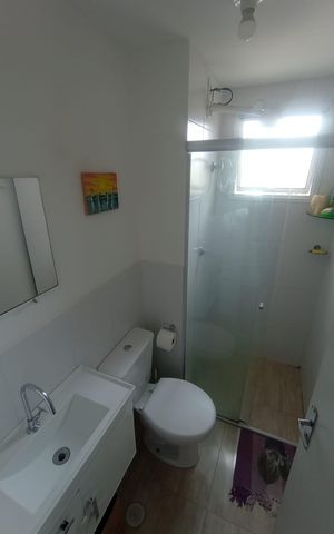 Apartamento para alugar com 48m², 1 quarto e 1 vaga Apartamento para alugar com 48m², 1 quarto e 1 vagaBanheiro
