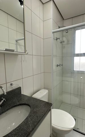 Apartamento para alugar com 57m², 2 quartos e 1 vagaBanheiro